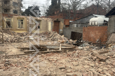 Gəncədə sökülən bina TARİXİ deyil – ARAŞDIRMA - FOTO