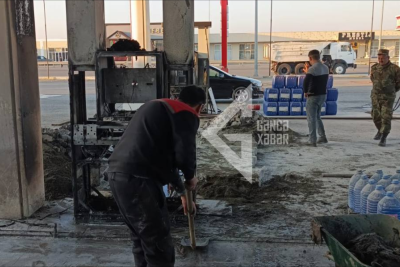 Yanacaqdoldurma məntəqəsində yanğın baş verib