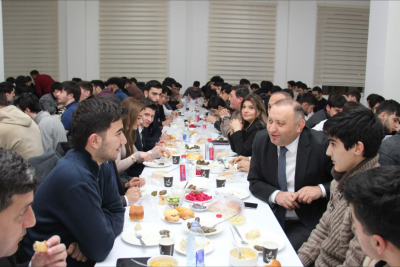 Aqrar Universitetdə tələbələr üçün iftar süfrəsi açılıb - FOTO