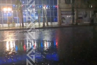 Gəncədə işıqsız Novruz bayramı - VİDEO