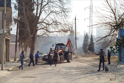 Gəncədə növbəti təmizlik işləri aparılıb - FOTO