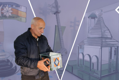 “Əl işlərimi ancaq hədiyyə edirəm” –  Şüşə ustası ilə ÖZƏL MÜSAHİBƏ