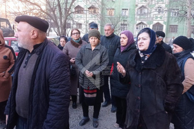 Gəncədə bina sakinlərinin FƏRYADI - FOTO/VİDEO