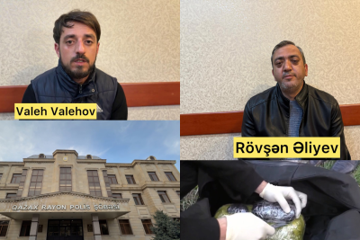 Narkokuryerlər tutulub