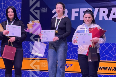 Gəncəli xanımdan PƏHLƏVAN nəticəsi - VİDEO