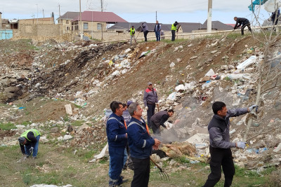 MKTİB: “Ərazidə zibil poliqonunu qurumun xidmətlərindən yararlana bilməyən sakinlər yaradıblar” - FOTO