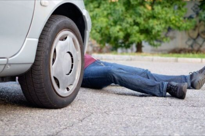 Gəncədə piyadanı maşın vurub