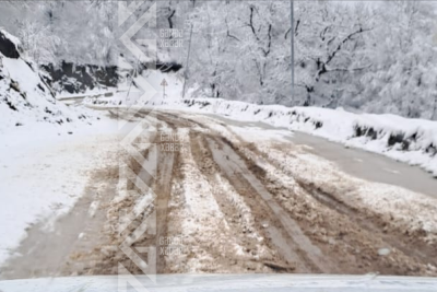 Göygölün Tülallar kəndinə qar yağır