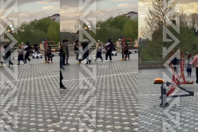 Gəncədə qaraçılar insanların istirahətini burnundan gətirdi - VİDEO