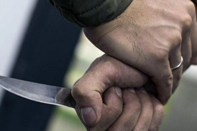 Şəmkirdə dava - Bir nəfər bıçaqlandı