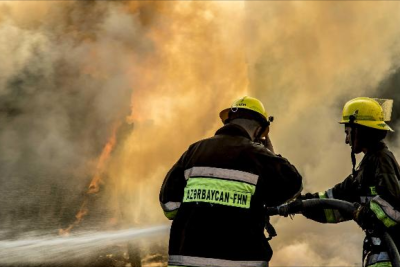 Qazaxda ferma yandı