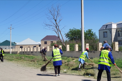Gəncədə növbəti təmizlik aksiyası keçirilib - FOTO
