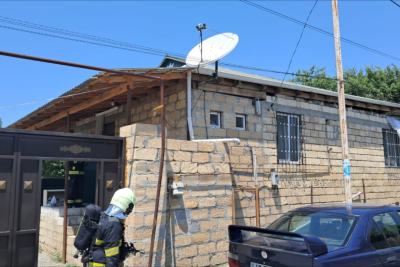 Mingəçevirdə evdə partlayış olub