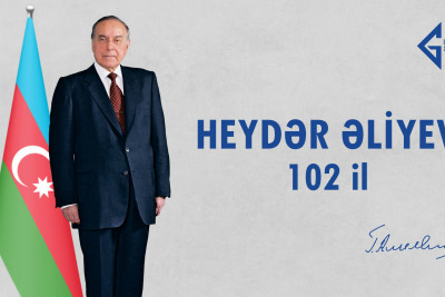 Bu gün Ulu Öndər Heydər Əliyevin 102 illiyidir