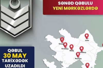 Müddətdən artıq həqiqi hərbi xidmətə qəbulun müddəti uzadılıb