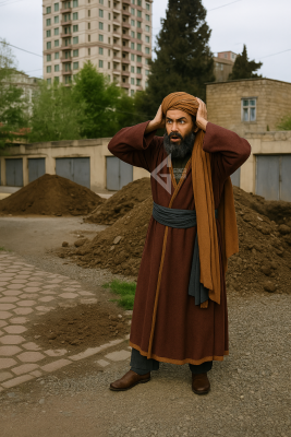 Dahi Nizami müasir Gəncədə yaşasaydı... - FOTO