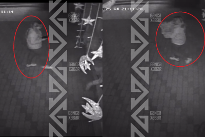 Gəncədə sahibkarın səbri tükəndi: “Yenə gəlib güllərimi apardı!” - VİDEO