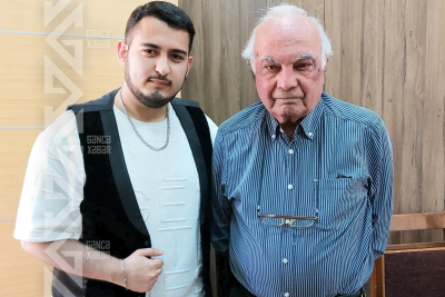 Cavanşir Quliyev gəncəli ifaçıya mahnısını hədiyyə etdi