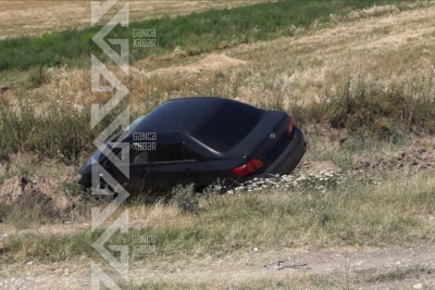 Goranboyda "Toyota" aşıb