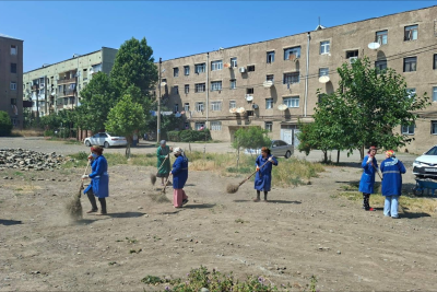 Gəncədə növbəti təmizlik aksiyası keçirilib - FOTO