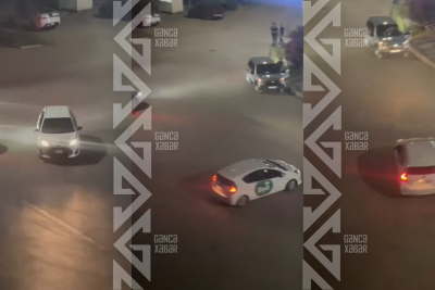 Gəncədə "Bolt" sürücüsünün məsuliyyətsizliyi - VİDEO