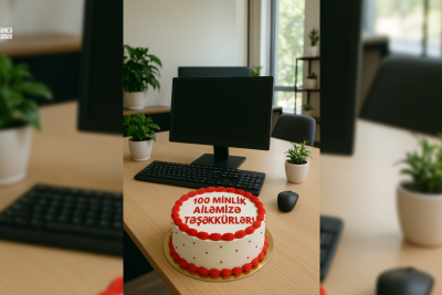 100 minlik ailəmizə təşəkkürlər!