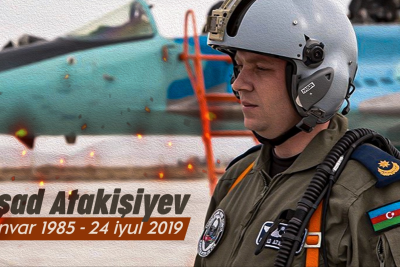 Şəhid pilot polkovnik-leytenant Rəşad Atakişiyevin anım günüdür