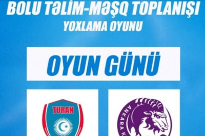"Turan Tovuz" Türkiyədə ikinci yoxlama oyununa çıxacaq