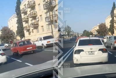Gəncədə işıqforun interval problemi süni tıxaclara səbəb olur
