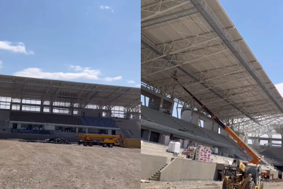 Gəncədə inşa edilən stadionun son halı