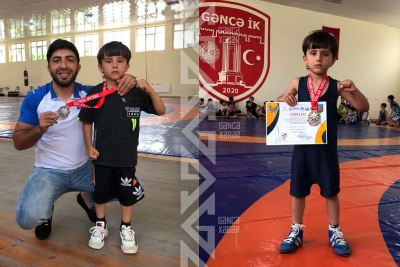 Gəncəli qazinin övladı medal qazandı