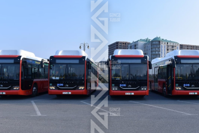 Bu avtobuslar Gəncədə istifadəyə veriləcək