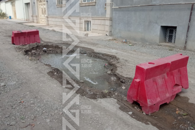 Gəncədə iri kommunal qəza baş verib
