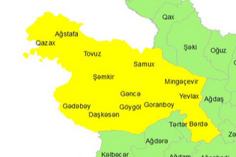 Gəncədə güclü külək əsəcək - XƏBƏRDARLIQ