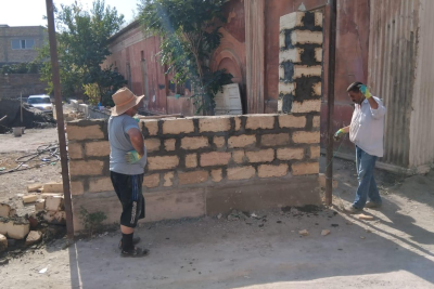 Gəncədə Alban məbədinin ərazisində qanunsuz tikintinin qarşısı alınıb