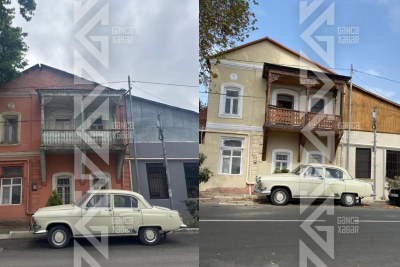 Gəncədə tarixi bina restavrasiya edilib