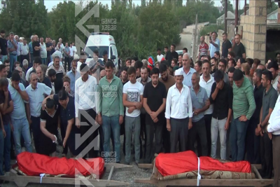 Kanalda batan qardaşlar Tovuzda dəfn olunub - FOTO