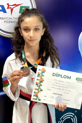 Şəhid övladı ölkə birinciliyində medal qazanıb