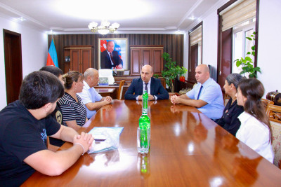 ATU-ya şəhid ailə üzvləri qəbul olub - FOTO