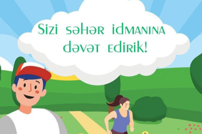 Gəncədə səhər idmanı aksiyası keçiriləcək