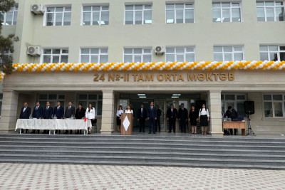 Gəncədə 24 nömrəli məktəbin açılışı olub