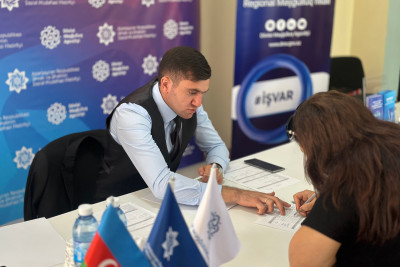 Gəncədə növbəti əmək yarmarkası keçirilib