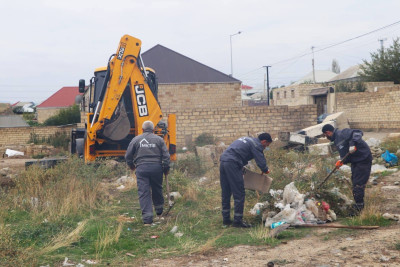 Cavadxan qəsəbəsində antisanitar vəziyyət aradan qaldırılıb