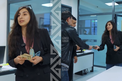 "BakuBus" avtobusda itən 2000 manat pulu sərnişinə qaytarıb