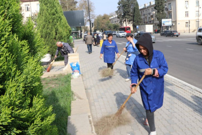 Gəncədə növbəti təmizlik aksiyası keçirilib