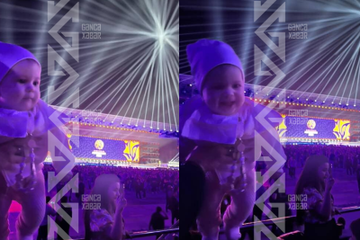 III MDB Oyunlarının bağlanış mərasiminin ən kiçik iştirakçısı