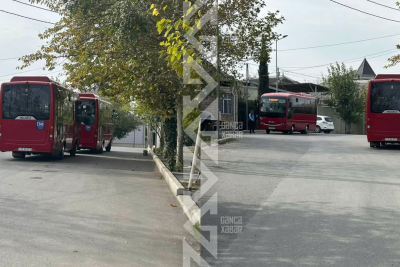 Gəncədə qaydaları heçə sayan avtobuslar - ŞİKAYƏT