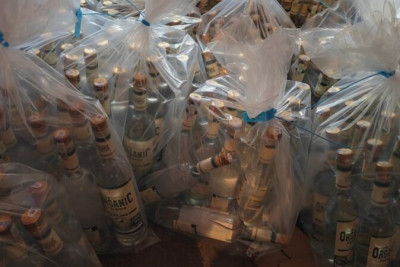 Gəncədə saxta alkoqollu içkilər aşkarlandı