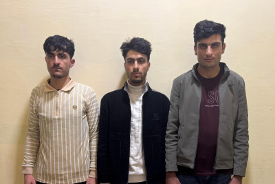 Şəmkirdə sərhədçilər 3 əcnəbini saxlayıblar