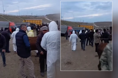 Heyvan bazarı dezinfeksiya olunur